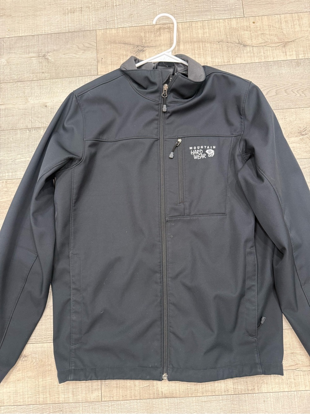 Mountain Hardwear Men's Black Lightweight Softshell Jacket